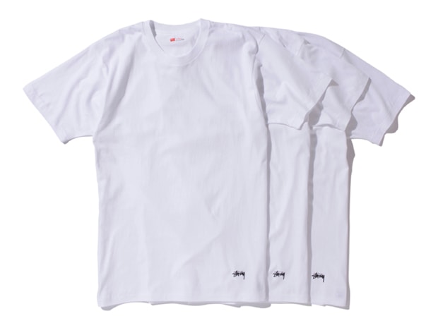 Stussy x Hanes 3-Pack of T-shirts