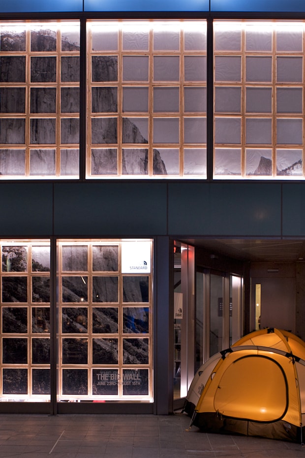 "The Big Wall" Exhibition featuring Yuri Shibuya at The North Face Standard