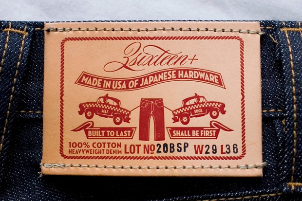 3sixteen+ 14oz Indigo Roped Dyed Japanese Selvedge Denim