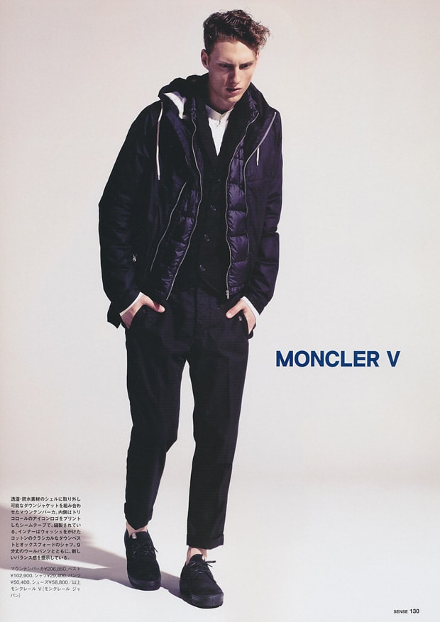 Moncler Editorial in SENSE Magazine