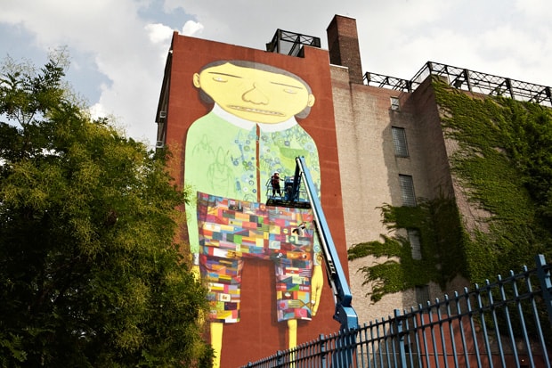 Os Gemeos x Futura Mural for AKA NYC & 12oz. Prophet