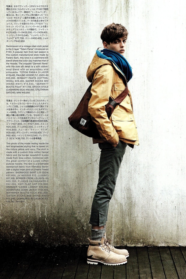 SENSE Magazine: THE TEXT in visvim 2010 Fall/Winter