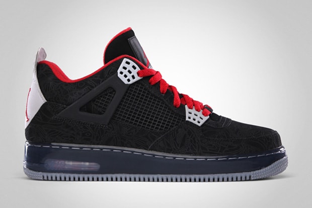  Air Jordan Fusion 4 "Laser" Black/Varsity Red