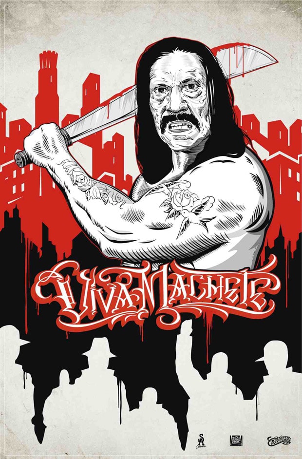 David Choe x Danny Trejo "Machete"