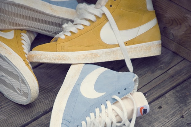 Nike Blazer Hi Vintage Yellow & Blue