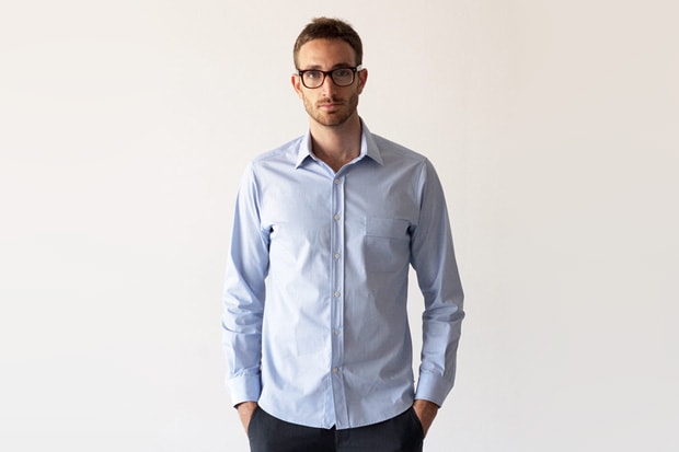 OUTLIER Blazed Cotton Pivot Sleeve Shirt