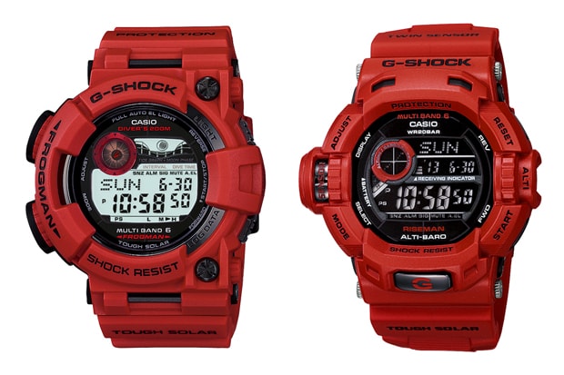CASIO G-SHOCK "Burning Red" Collection 