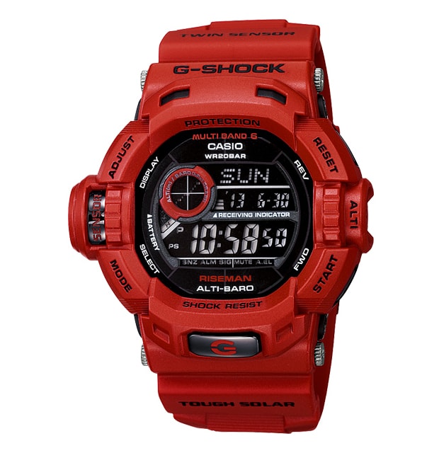 CASIO G-SHOCK "Burning Red" Collection 