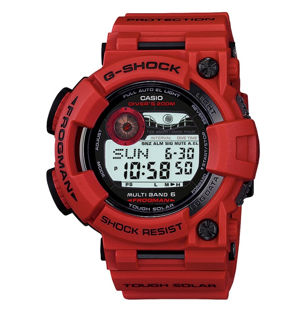 CASIO G-SHOCK "Burning Red" Collection 