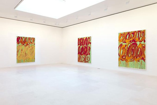 Cy Twombly “Camino Real” Exhibition @ Gagosian Gallery Paris