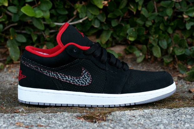 Air Jordan 1 Phat Low Black/Varsity Red