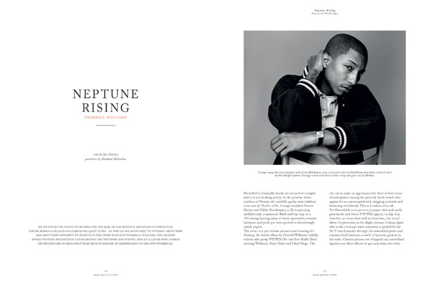 Man About Town 2010 Fall/Winter Issue feat. Pharrell Williams