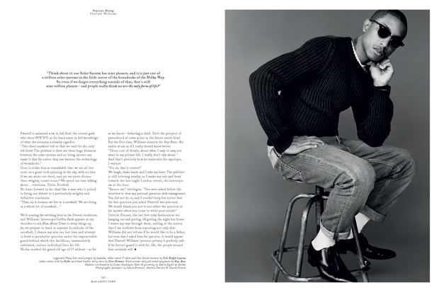 Man About Town 2010 Fall/Winter Issue feat. Pharrell Williams