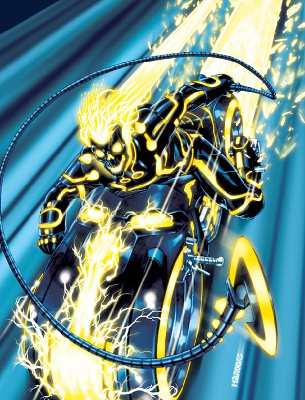 Marvel Comics x TRON: LEGACY Comic Book Covers