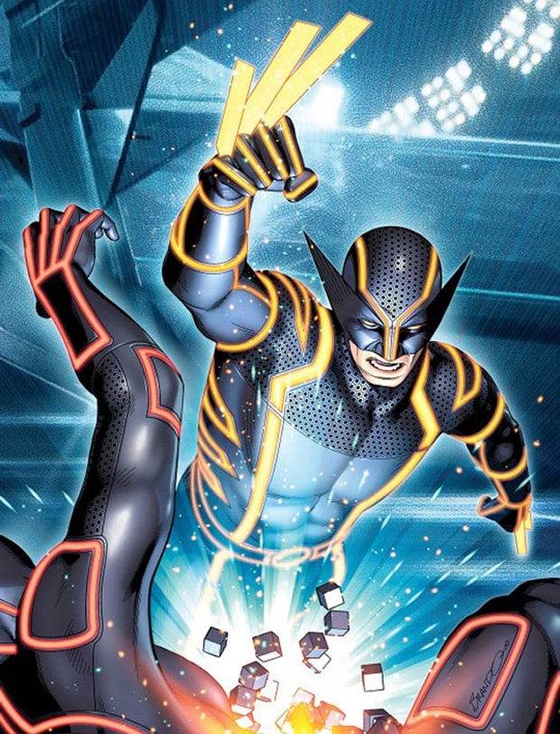 Marvel Comics x TRON: LEGACY Comic Book Covers