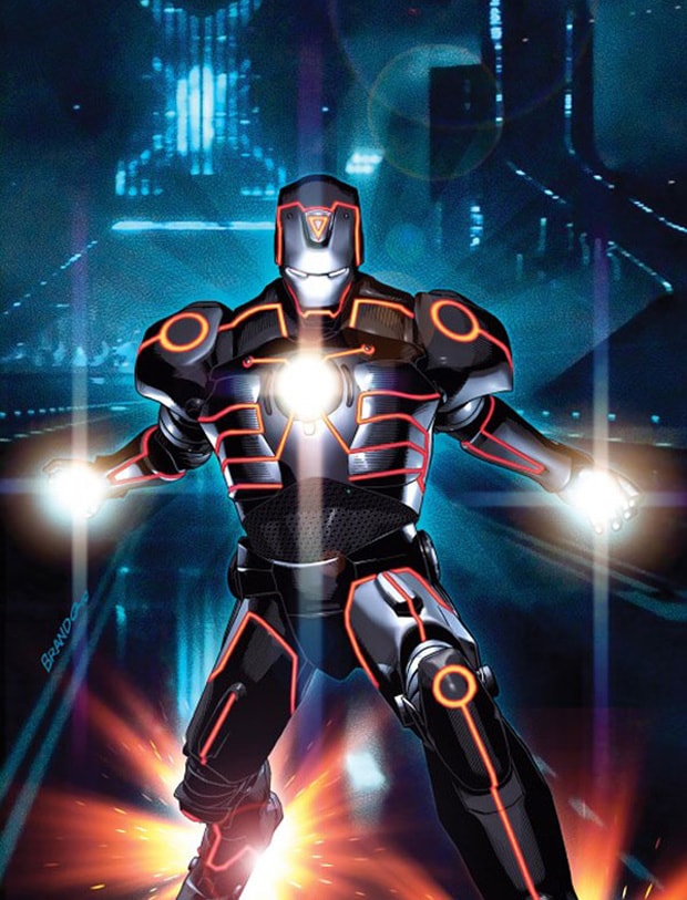 Marvel Comics x TRON: LEGACY Comic Book Covers