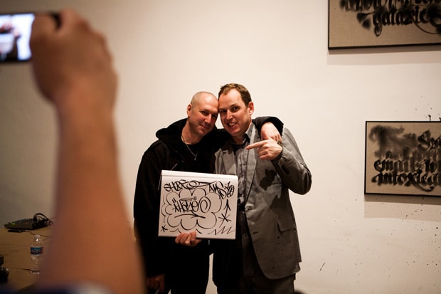 Niels Shoe Meulman "Calligraffiti Throw-Ups" Exhibition