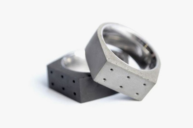 Beat Poet x 22designstudio Concrete Rings 