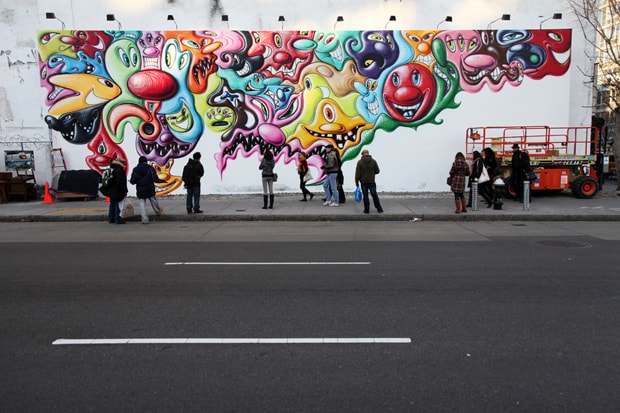 Kenny Scharf Mural in New York City