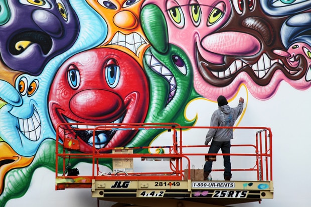 Kenny Scharf Mural in New York City