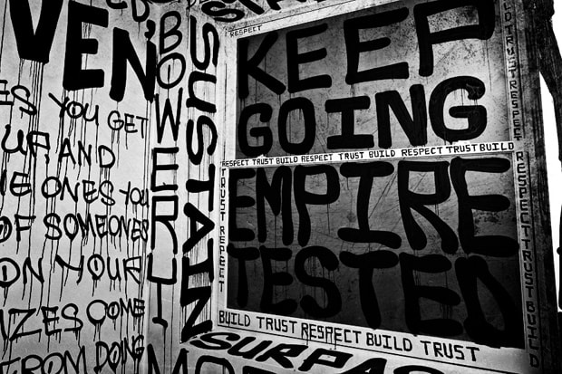 Kunle Martins "No More White Walls" Installation at Nike Bowery Stadium