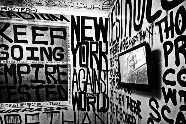 Kunle Martins "No More White Walls" Installation at Nike Bowery Stadium