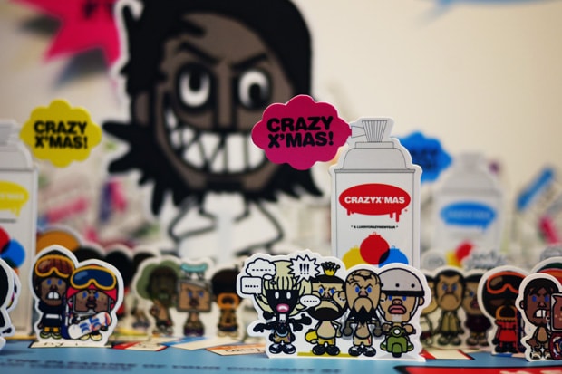 Michael Lau CRAZYX’MAS Exhibition Friends & Family Invite