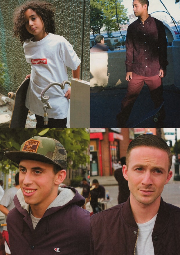 Supreme 2010 Fall/Winter Collection "OPEN HONEST FRESH FACES" Lookbook by Larry Clark