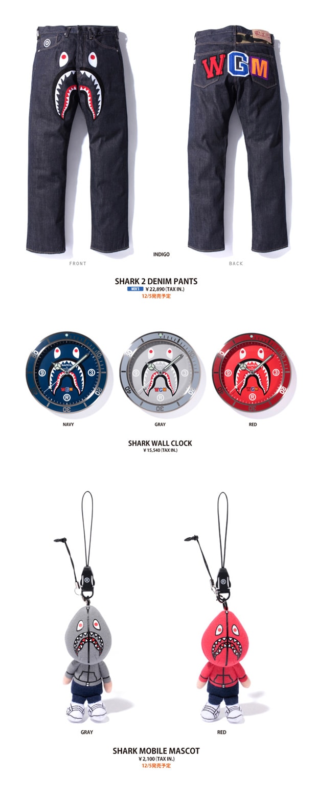 A Bathing Ape NEW SHARK Collection