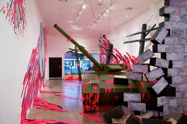 Andrew Schoultz "Melt Down" Exhibition @ Project Space