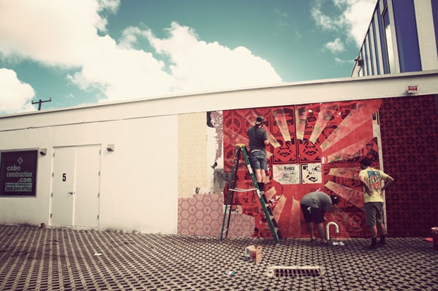 Art Basel Miami 2010: Shepard Fairey Walls