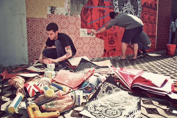 Art Basel Miami 2010: Shepard Fairey Walls