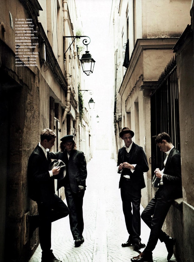 GQ Italia: GARCONS TERRIBLE Editorial 