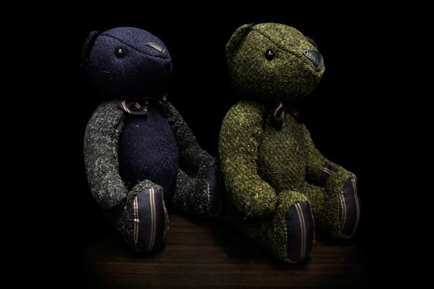 nano universe x Harris Tweed Teddy Bear