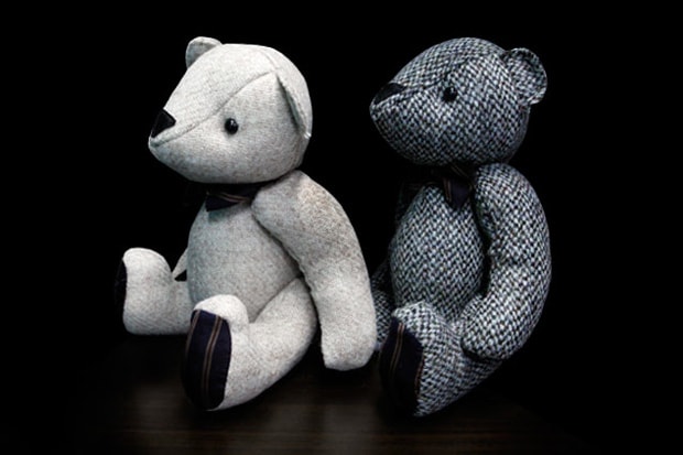 nano universe x Harris Tweed Teddy Bear