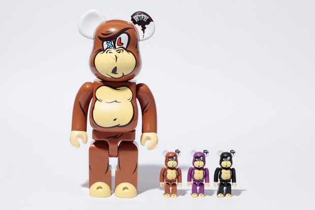 XLarge x MEDICOM TOY BEARBRICK "STUPID FACE" 