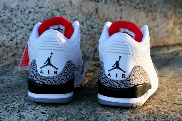 Air Jordan 3 White/Cement Grey - A Closer Look