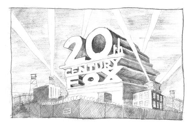 Banksy x The Simpsons Storyboard Art