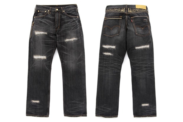 Nitro Microphone Underground x Levi's Fenom 207 Metal Disco Decoration Denim