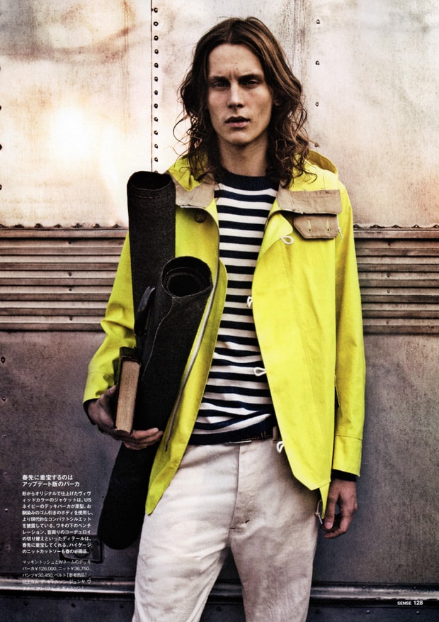 SENSE: Junya Watanabe COMME des GARCONS MAN 2011 Spring/Summer "Blue Lines" Lookbook