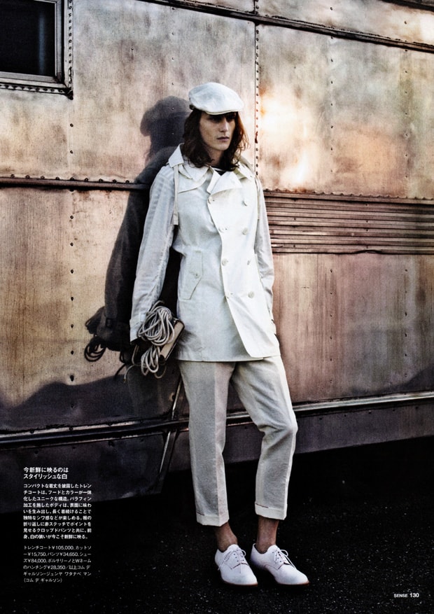 SENSE: Junya Watanabe COMME des GARCONS MAN 2011 Spring/Summer "Blue Lines" Lookbook