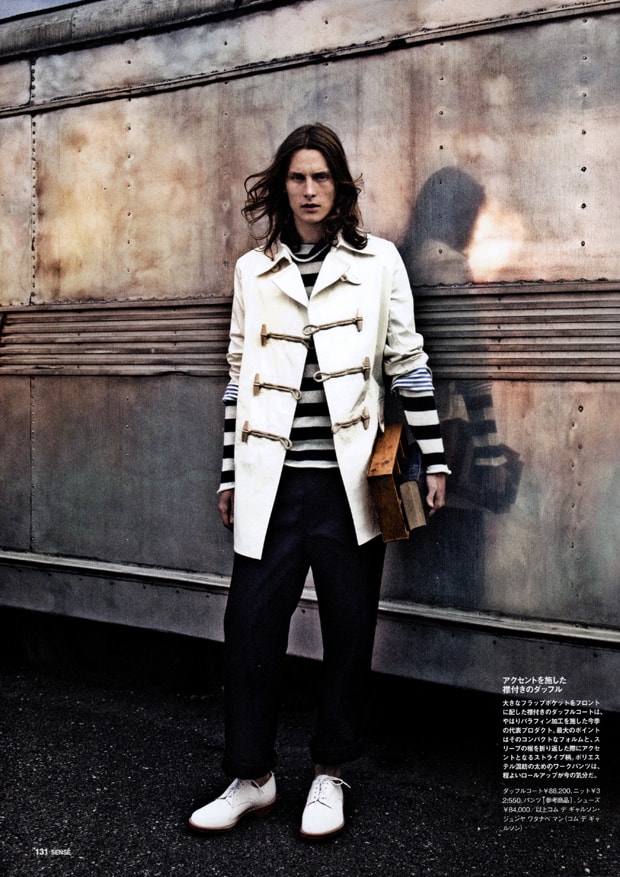SENSE: Junya Watanabe COMME des GARCONS MAN 2011 Spring/Summer "Blue Lines" Lookbook