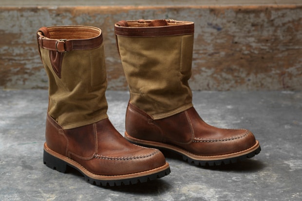  Timberland Boot Company 2011 Fall Tackhead 10" Canvas/Leather Pull-On Boot