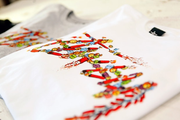 CLOT x Stussy "Firecracker" T-Shirt