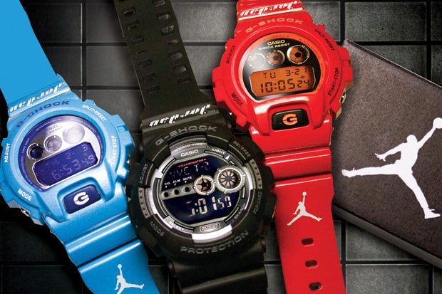 Jordan Brand x Casio G-Shock Watch Collection