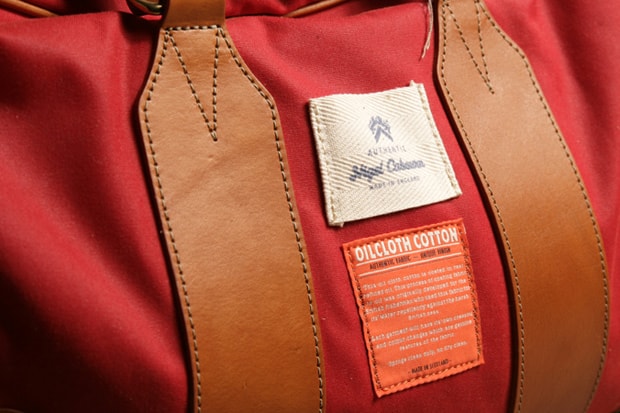 Nigel Cabourn Washed Oil Edgar Bag