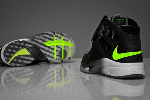 Nike Zoom Huarache Trainer Black/Cool Grey/Volt