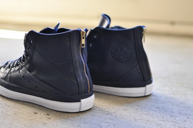 Schott NYC x Converse Chuck Taylor All Star Leather Jacket Navy