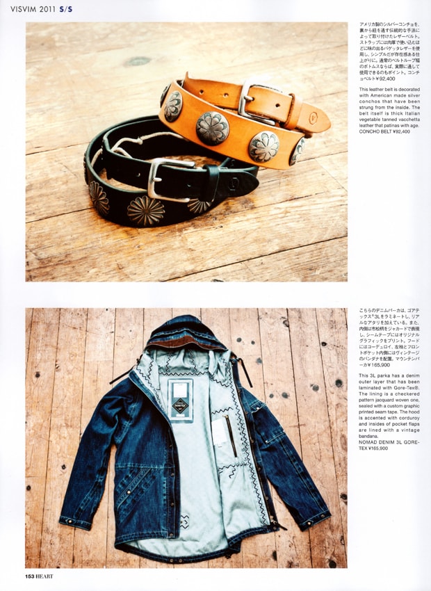 SENSE: visvim 2011 Spring/Summer Collection