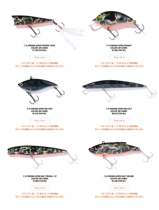 A Fishing Ape 2011 Collection